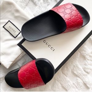 Gucci pool slides